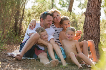 family on vacation