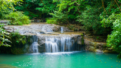 Waterfall at national park, thailand