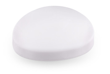 Bar of white Soap isolated on the white