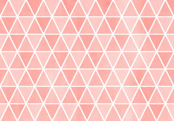 Watercolor triangle pattern.