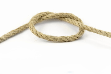Rope with knot