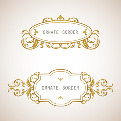 Vector decorative frame.