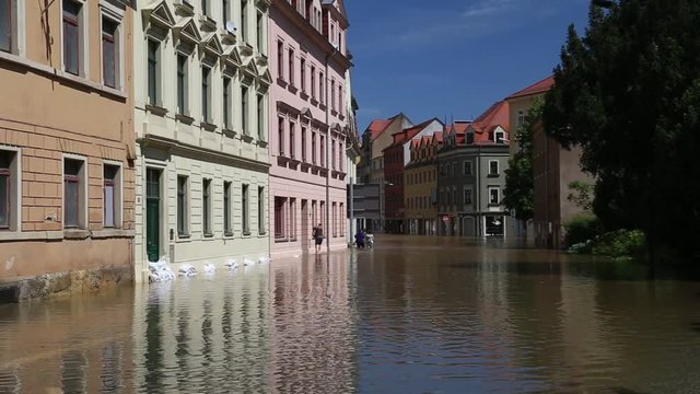 Наводнение в Мейсене, Германия, июнь 2013 года
