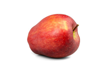 Red apple isolated on white background