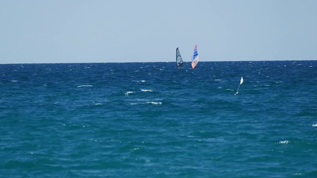 Windsurfers in action, UHD