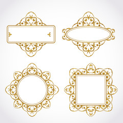 Vector decorative frame.