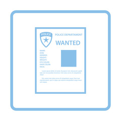 Wanted poster icon