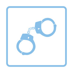 Police handcuff icon