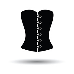Sexy corset icon