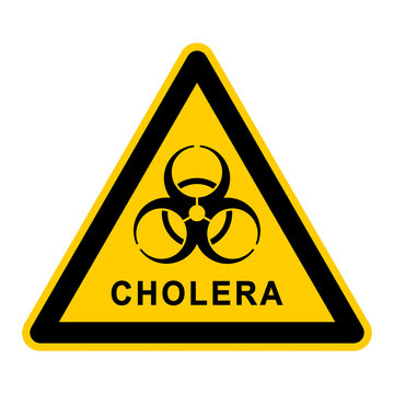 wso253 WarnSchildOrange - english warning sign: caution cholera infection disease - German Warnschild: Warnung vor Infektionskrankheit - g4733