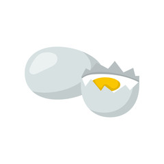Vector cartoon isolated egg
