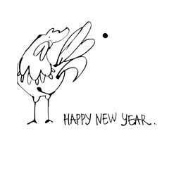 Happy New Year - hand lettering