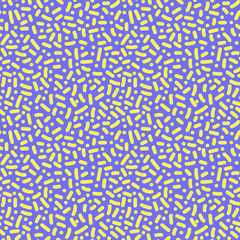 Fototapeta premium Vector seamless pattern with geometric elements in the style of