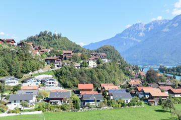 Fototapeta na wymiar The town of Interlaken
