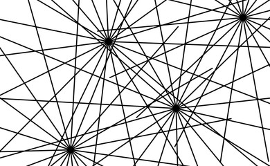 abstrakcyjne kształty z czarnych lini tworzy ciekawy wzór