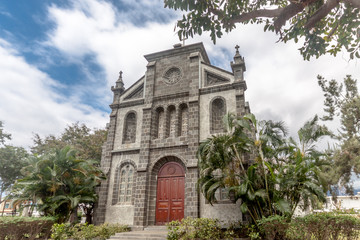 Eglise de la ville du Port &agrave; l'&icirc;le de la R&eacute;union