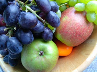 Healthy fruit bowl