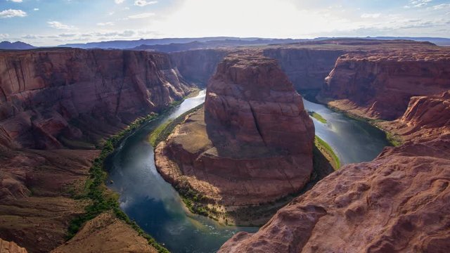 MoCo Tracking Time Lapse of Horseshoe Bend in Arizona -Zoom In-