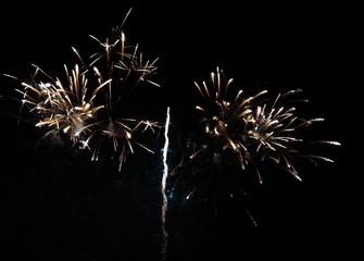 gigantisches Feuerwerk