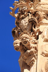 Particolare di Palazzo Beneventano - Scicli