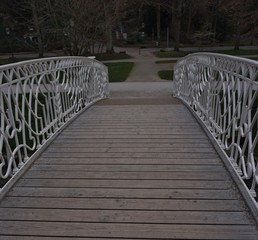 Fussgängerbrücke im Kurpark Baden Baden