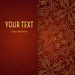 Vintage gold background