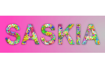 Vorname Saskia, Grafik 