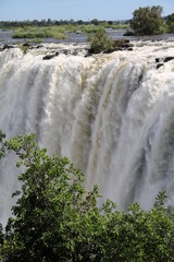 Water masses of Victoria Falls, Zambia Africa