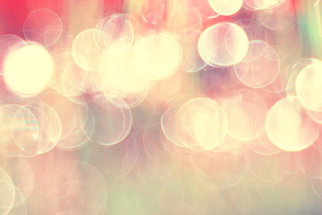 Vintage toned blurred background bokeh