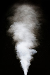 texture of smoke on a black background