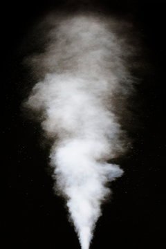 Texture Of Smoke On A Black Background