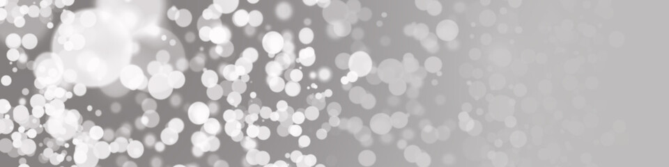 abstrakter Panorama Hintergrund in grau mit Bokeh