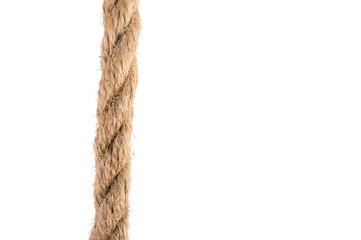 Rope knot isolated on white