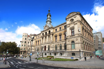 Fototapeta na wymiar Ayuntamiento de Bilbao (Espagne)