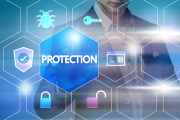 Fototapeta premium Business, technology, internet and networking concept. Businessm