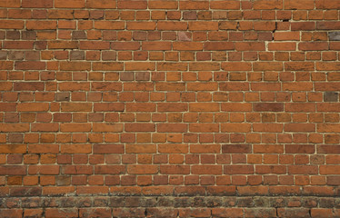red brick, brick wall