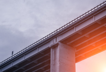 Concrete Elevated Highway Overpass - 123043439