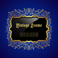 Vintage decorative frame