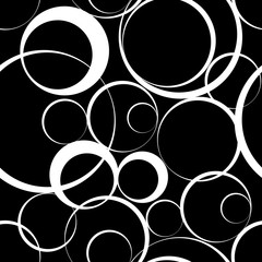 circle geometric seamless pattern. Vector illustration. fashion graphic design. Modern stylish abstract texture. Template for prints, textile, wrapping and decoration, wallpaper. Vector illustration.