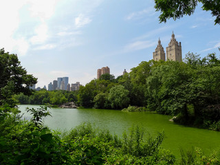Obraz premium Blick auf San Remo vom Central Park New York