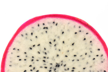 dragon fruit isolated on white background