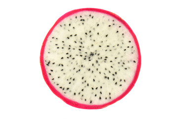 dragon fruit isolated on white background