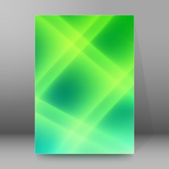 background report brochure Cover Pages A4 style abstract glow10