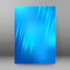 background report brochure Cover Pages A4 style abstract glow18