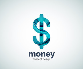 Vector dollar logo template