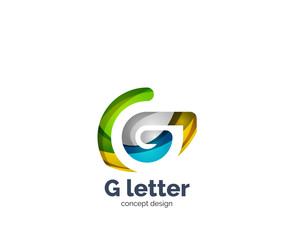 Obraz premium G letter logo icon