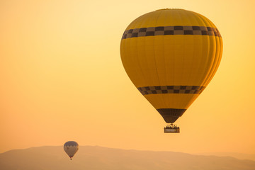 Hot air balloons in Cappadocia