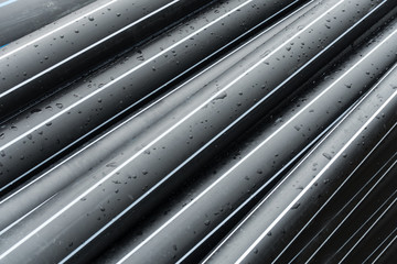 HDPE potable pipe storage, Spare part pipeline.