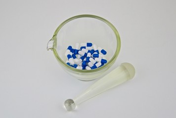 Capsules laboratory pharmacy
