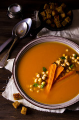 Pumpkin and carrot soup